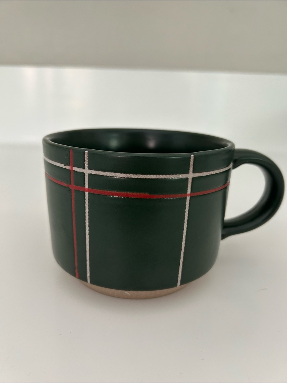 Hearth & Hand Plaid Merry Stoneware Coffee Mug